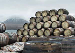 Whisky barrels