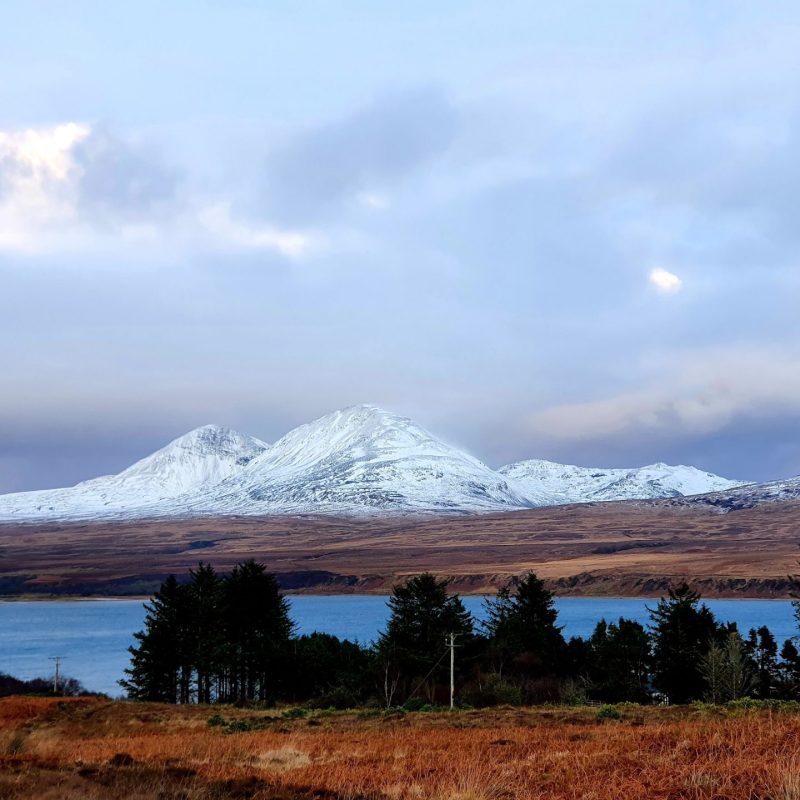 The snowy Paps of Jura