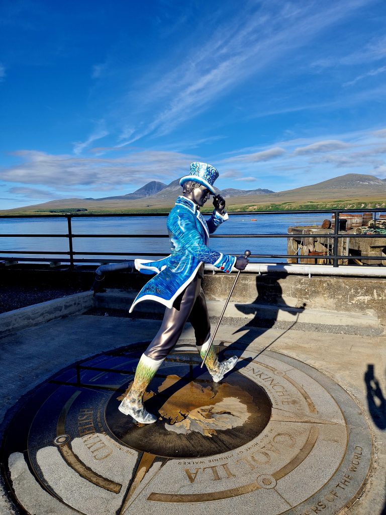 Statue of a Striding Man