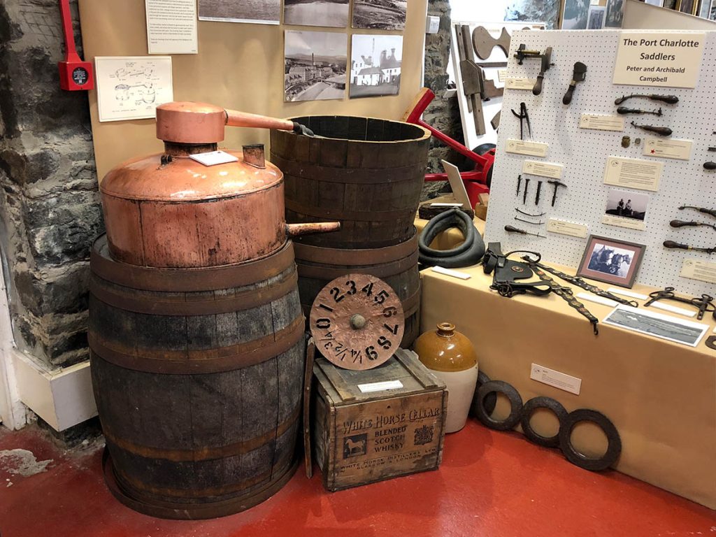 A display in the Museum of Islay Life