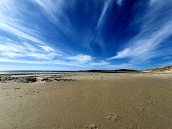 Beach and blue sky